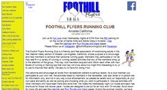Desktop Screenshot of foothillflyers.org